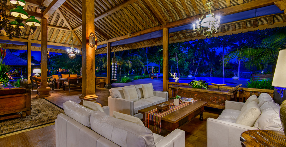 Permata Ayung Estate - Lounge and seating area